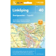 40 Linköping Sverigeserien 1:50 000